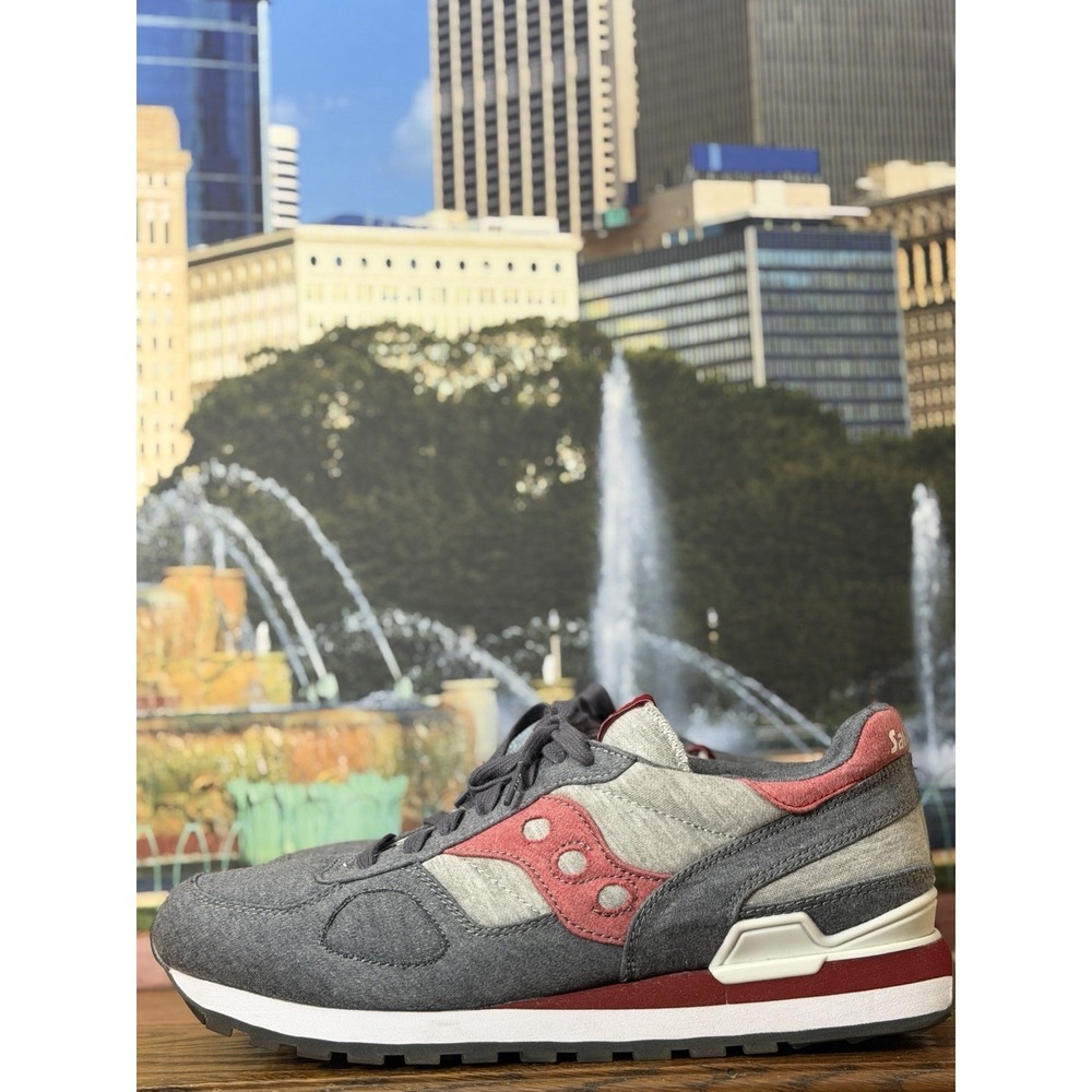 Saucony x Bait Shadow Original SIZE 11 "Cruel World 4" Men's GREY RED - Picture 5 of 12